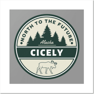 Northern Exposure Cicely Alaska Moose Fleischman Posters and Art